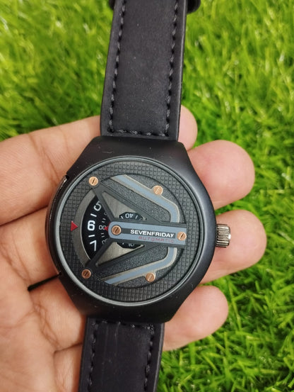 SEVEN FRIDAY Wrist Watch for Men - Without Box (Random Colors & Designs)