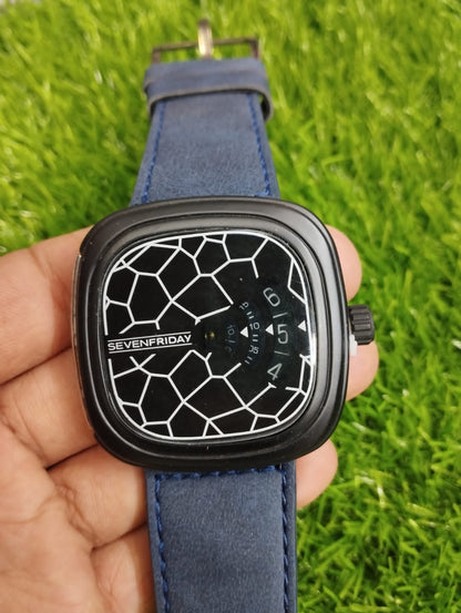 SEVEN FRIDAY Wrist Watch for Men - Without Box (Random Colors & Designs)