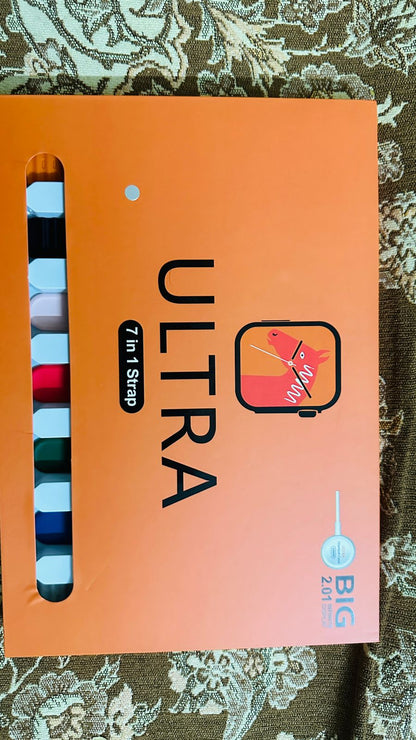 with Out Metal Strip Ultra Smart Watch Ultra 7 in 1 (Random color)