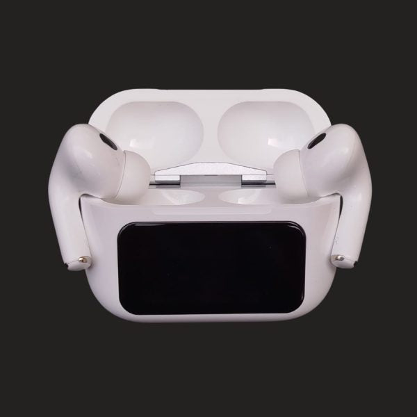 A9 Pro Digital Display Case Airpods / ANC/ENC Touch Screen Wireless Earbuds | A9 Pro Airpods - Black