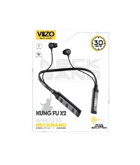 Vizo Kung Fu X2 Wireless Neckband - Best Quality Neckband - Wireless Neckband ( Random Color )