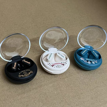 Disney 100 Anniversary Earbuds - Choice Disney QS-T1 Earphone Bluetooth 5.3 Wireless Headphones Low Latency Earbuds HIFI Stereo Sound 100th Anniversary Model ( Random Color )