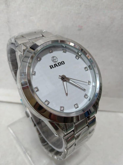 RADO Men’s Formal Wrist Watch With Stainless Steel Chain | Best Quality Rado Watch For Men's - Men's Watches - Wrist Watch For Men - With Random Box