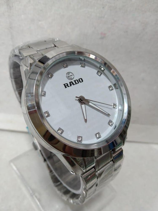 RADO Men’s Formal Wrist Watch With Stainless Steel Chain | Best Quality Rado Watch For Men's - Men's Watches - Wrist Watch For Men - With Random Box