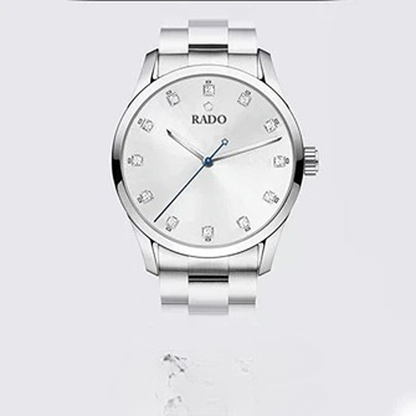 RADO Men’s Formal Wrist Watch With Stainless Steel Chain | Best Quality Rado Watch For Men's - Men's Watches - Wrist Watch For Men - With Random Box