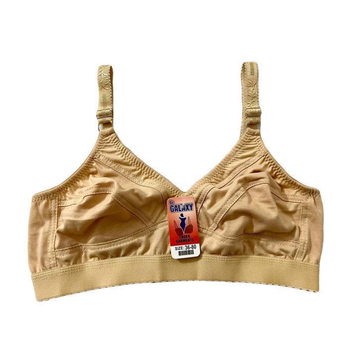 Plain Non-Padded Cotton Bra