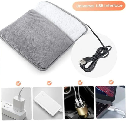 Electric Foot Warmer with USB Charging Washable Foot Warmer Heater